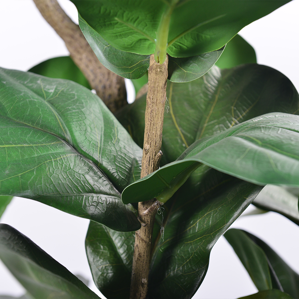 Wholesale Artificial Plants Suppliers Multi-Stem 7.3ft 8.6ft Faux Fiddle Leaf Fig Tree For Home Living Room Office Decor