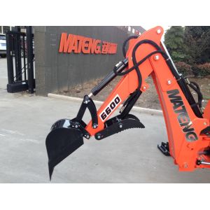 Full bucket size Backhoe with 3 point linkage,Italy hydro main control valve to