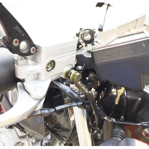 Zinc Plated Brake Hose Banjo Fitting Crimping 3MM 8MM Inner Hole