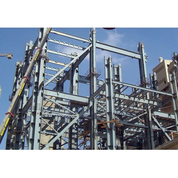 Multi Storey Prefabricated Steel Frame Building For Commercial Office