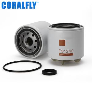 Fleetguard Fs1240 Filter Truck Diesel Engine Fuel Water Separator Filter Fleetguard Fliter