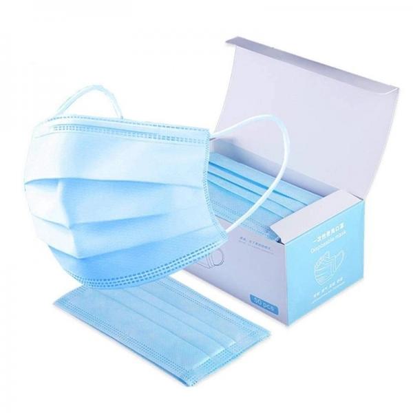 Quality Medical Grade Disposable Surgical Mask Blue White Color With Ear Loop for sale