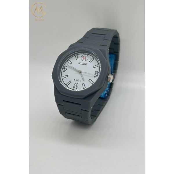 Newest Fashion Custom Logo Quartz Movement Rubber Strap Colourful Cartoon Wrist Watch