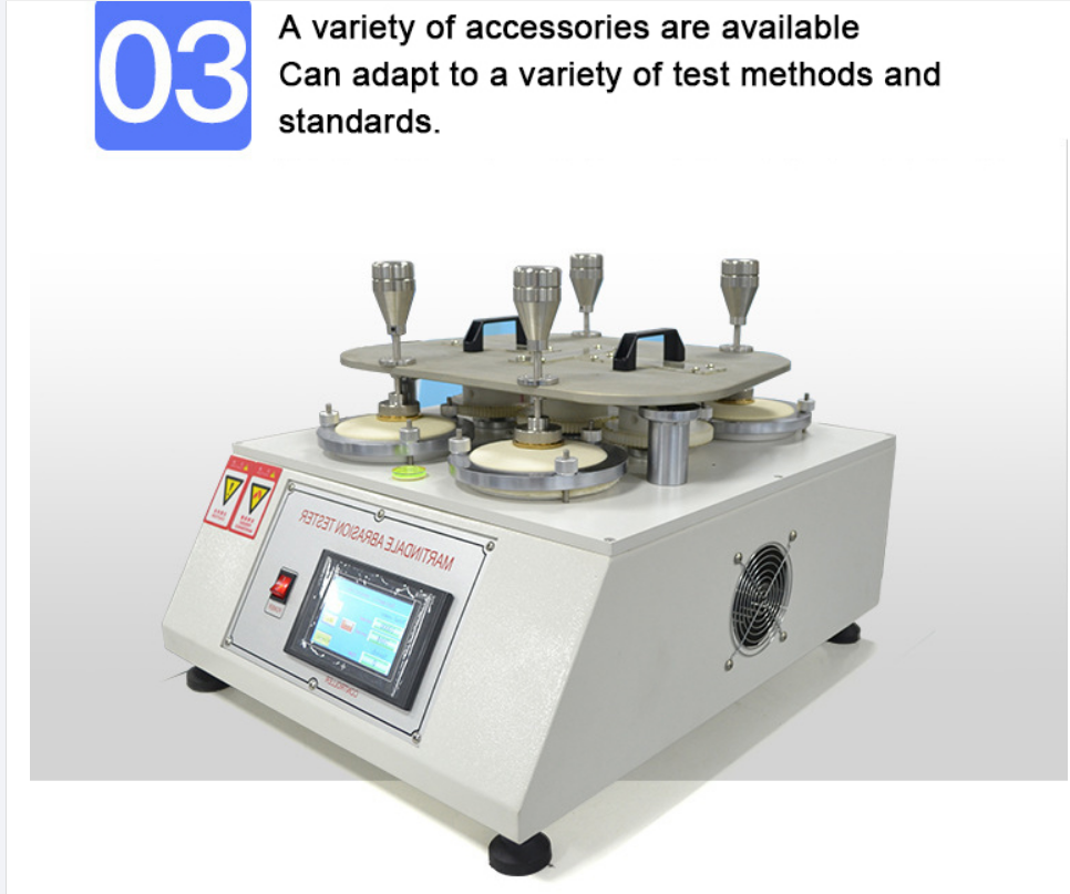 ISO 12945-2 4 Textile Fabric Martindale Abrasion And Pilling Resistance Tester Machine