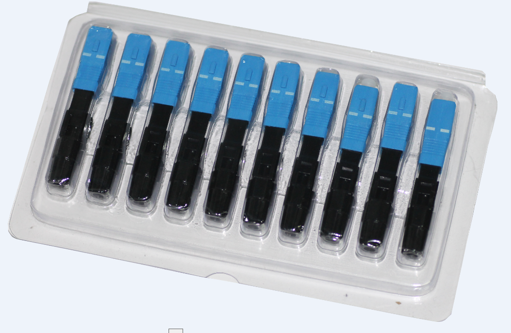 SC apc Fast Connector Fiber Optic SC apc Quick Connector Green Color High Quality