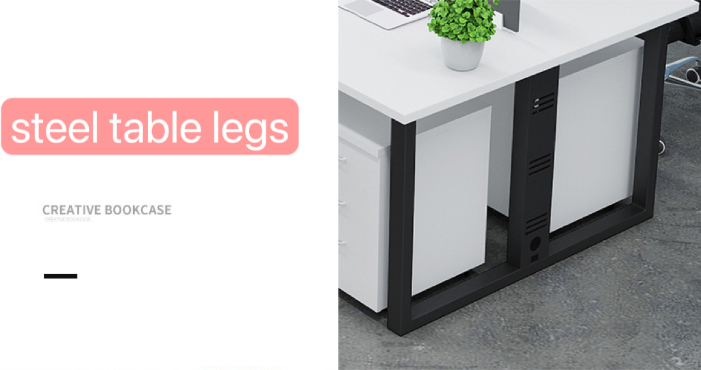 Metal Legs Modern Multi-Person Desk Set for Customer Required Office Organization