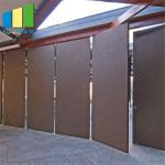 Folding Door Operable Walls Movable Sound Proof Partitions For Restaurant