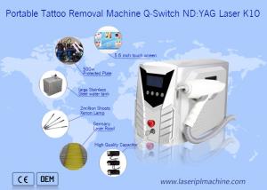 China Portable Q - Switch Laser Tattoo Removal Machine Powerful 500-1000V wholesale