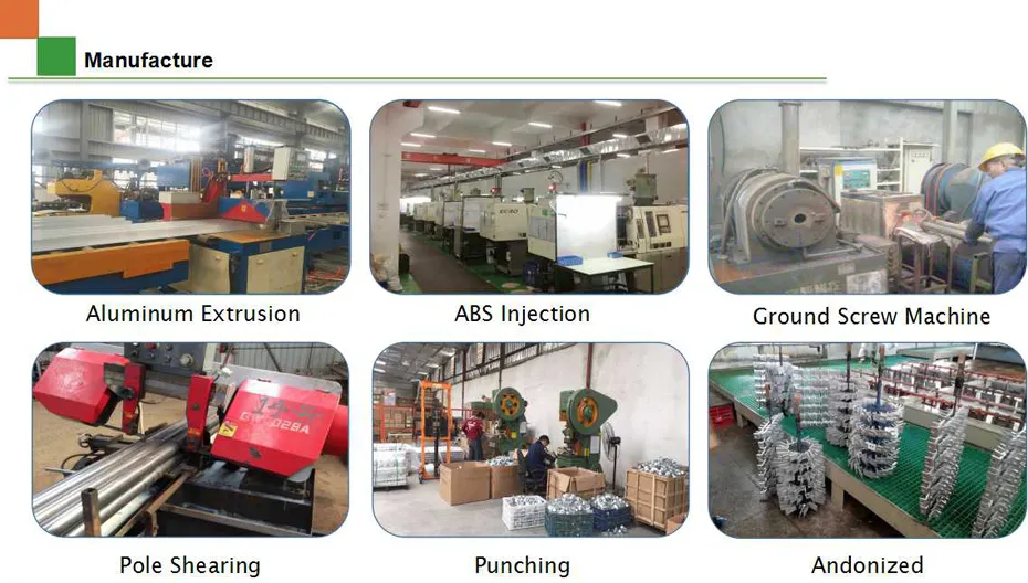 Adjustable Tilt Range Solar Mounting Bracket for PV System Structure Wind Load 60m/s