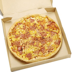 Custom Pizza Packing Paper Box Corrugated With Different Size, Recycle Paper Simple Pizza Package Lunch Box