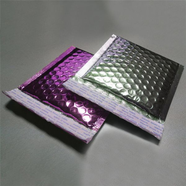 Express Packaging Metallic Bubble Mailing Envelopes Water Resistant Custom Logo