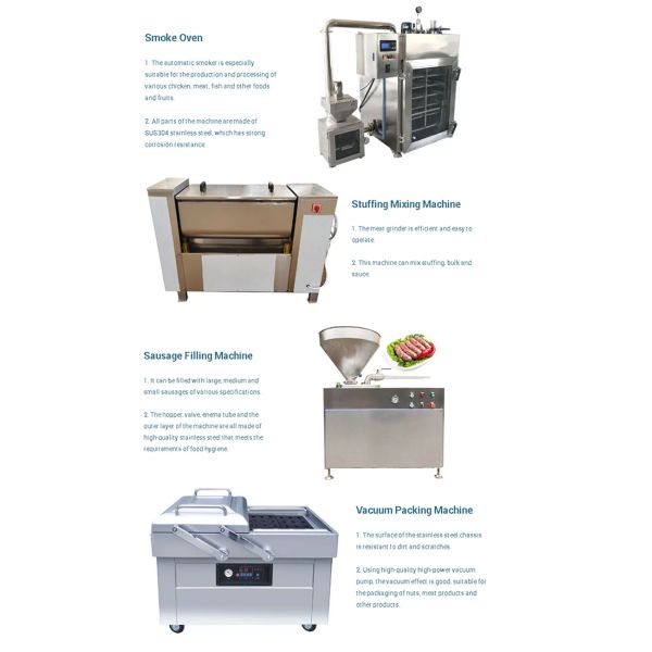 Commercial Meatball Making Machine For Hotdog Smoked Fish Ham Press Beef Sausage