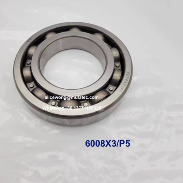 6008X3P5 Automotive Gearbox Bearings 40X72X14mm