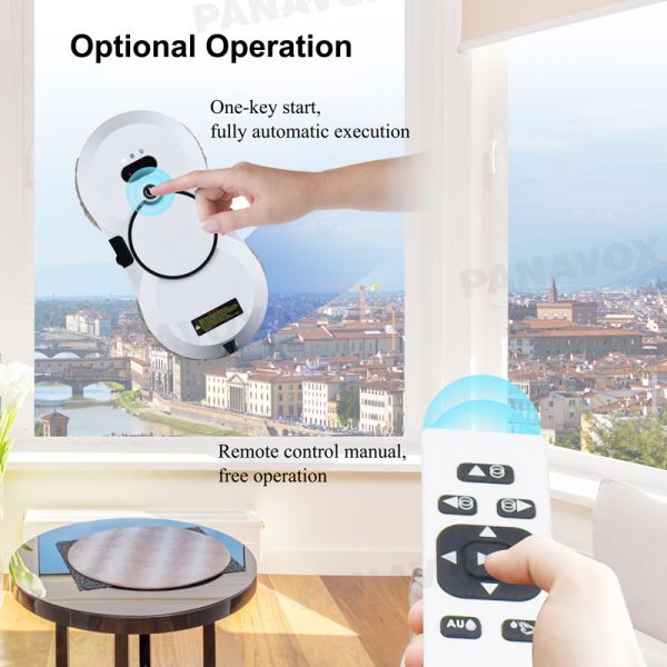 Household Window Glass Cleaning English Operating Intelligent Robot Window Cleaner Robot