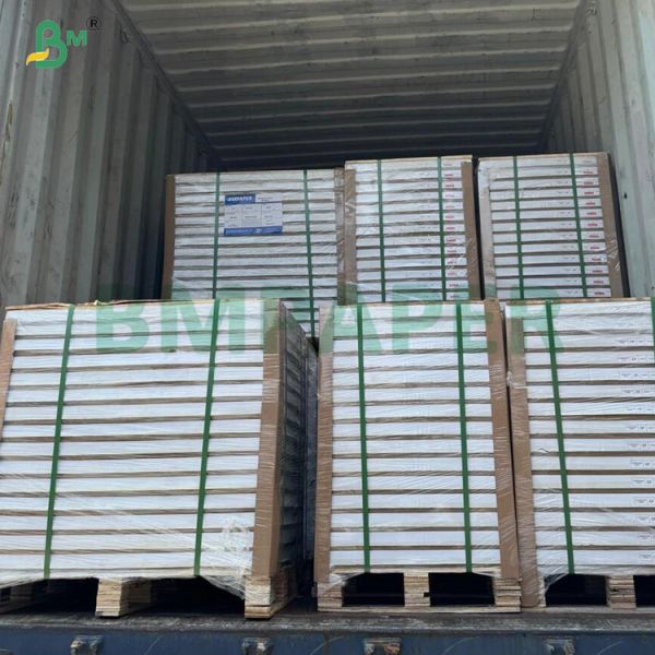 40gsm Single Side Glossy White Machine Glazed kraft Paper For Packing