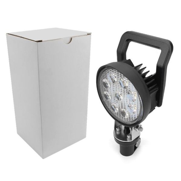 27W Round LED Work Light with Switch on The Back on/off Button