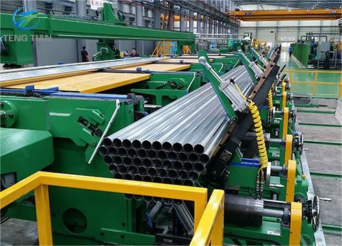 Easy Operation Steel Pipe Manufacturing Machine 1.0-6.0mm Thickness