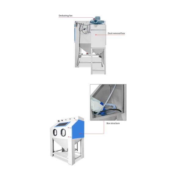 Easy Operation Sand Blast Machine With Automatic Sand Recycling Capability
