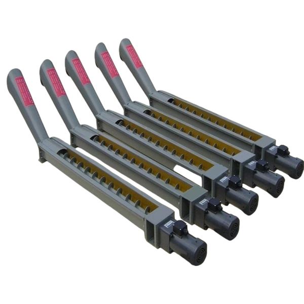 Custom Design U Type Screw Conveyor For Handling Wood Chips Granulated Plastics