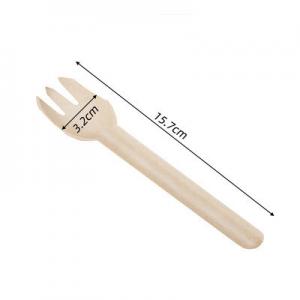 China Bulk Eco Disposable Sugarcane Compostable Cutlery Tableware 16CM on sale