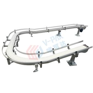 100kg SUS304 Packing Belt Conveyor Small Scalability Adjustable legs