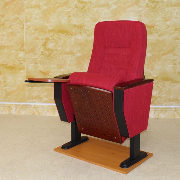 Removable Practical Folding Auditorium Seating , Anti Electrostatic Red Theater Seats