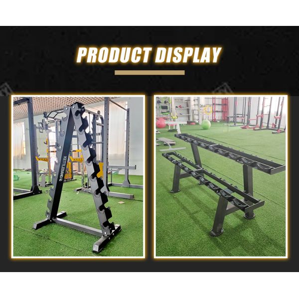 Fitness Three Tier Hex Dumbbell Home Gym Fitness Fitness Equipment Set Rack