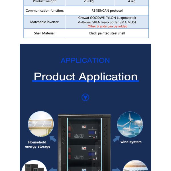 24V 200ah Lithium Iron Phosphate RV Battery 48V 100ah Lifepo4 Energy Storage Battery