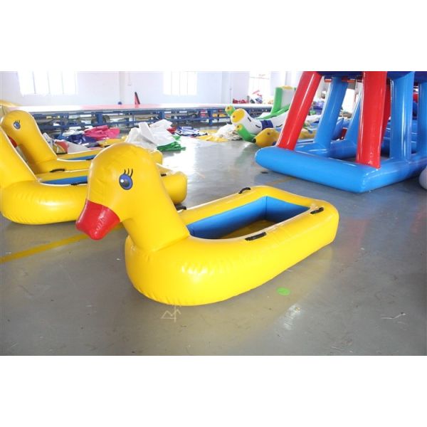 Quality Swimming Tarpaulin 0.9mm Giant Inflatable Duck Pool Float for sale