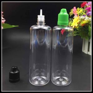 China 100ml Clear PET Dropper Bottles Big Capacity Liquid Container For Cosmetic Packing wholesale
