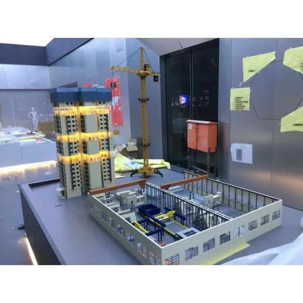 Prefabricated Building Scale Models 1:150 Construction Site Model Architecture