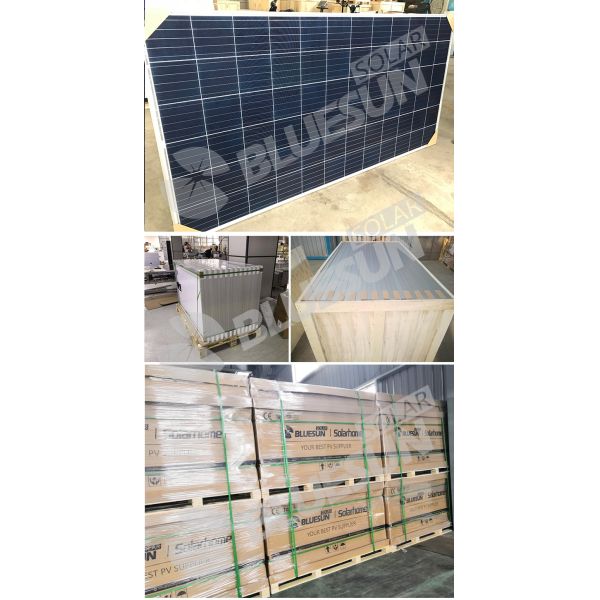 Bluesun De Tier 1 330 Wp 340 Watt 350w 400watt500w 550w for Solar Panel System