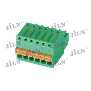 China Green Color 2.5mm Pluggable Terminal Block For Print Circuit Board wholesale