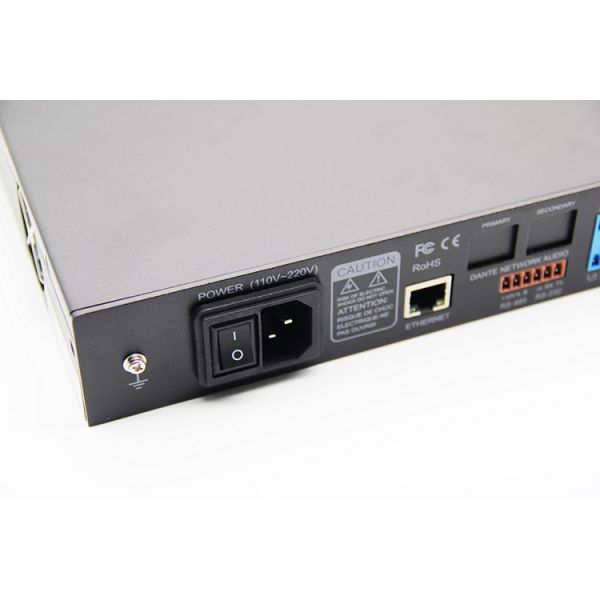 HUAIN Professional DSP Processor Dante 8*8 Digital audio matrix controller for meeting system