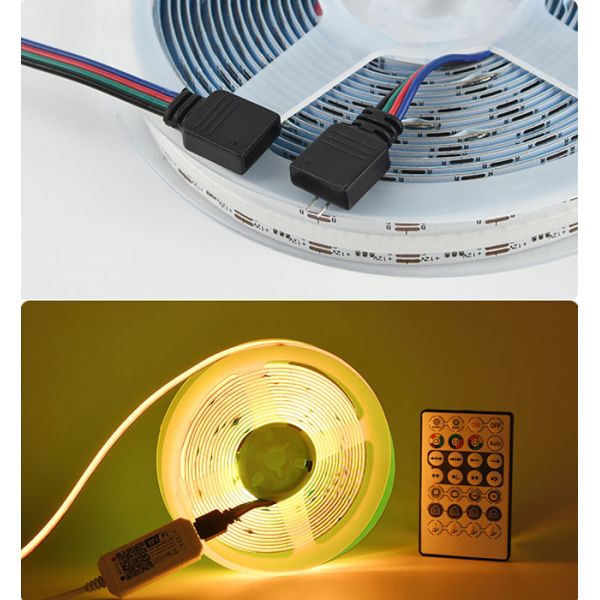 10000lm/m COB LED Strip 12V 576 Dimmable Outdoor LED Strip Lights IP20