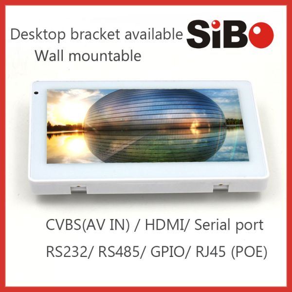 Industrial Automation /Smart Home Control System 7 Inch IPS Screen Wall Mount Android Tablet 2GB RAM With POE