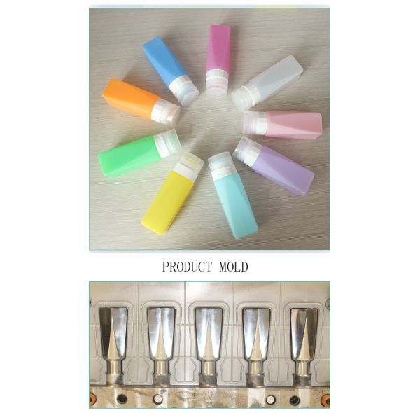 TSA Approved Colorful Silicone Travel Bottles 90ml