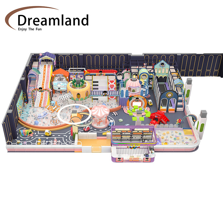 Dreamland soft playground equipment large indoor play structures soft play area