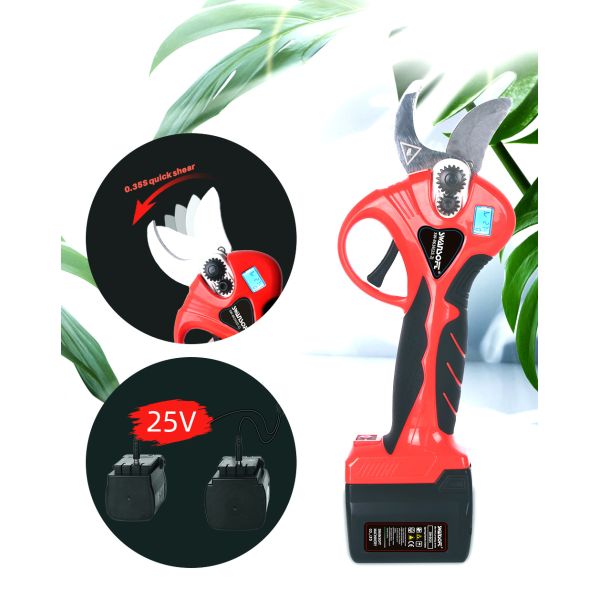 36mm Finger Protection Progressive Cutting Pruning Shears Electric Pruning Shears