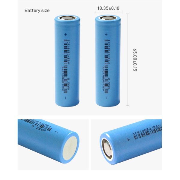 2550mAh 3.6V Lithium Battery Cell Home Lithium 18650 Rechargeable Battery