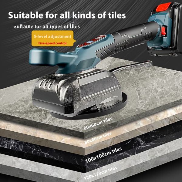 Handheld Brick Laying Machine High Power Vibrator Wall Tile Floor Tile Auxiliary Tool Automatic Tiling