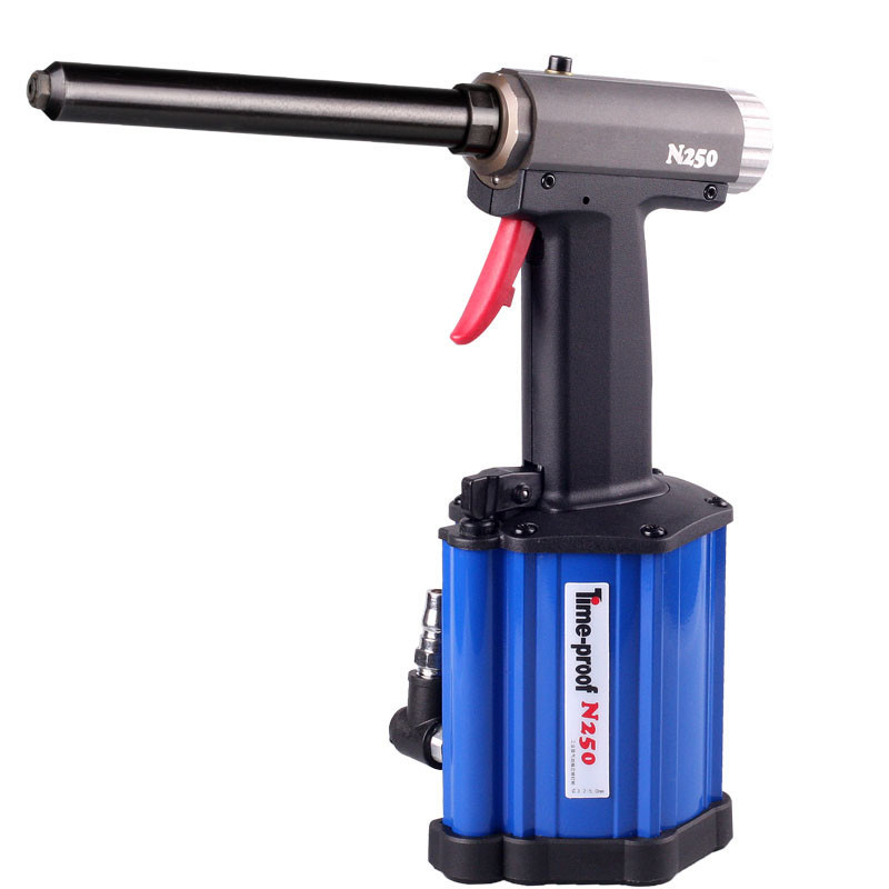 China Longer Nose Assembly Pneumatic Rivet Gun 19mm Stroke Air Riveting Tool wholesale