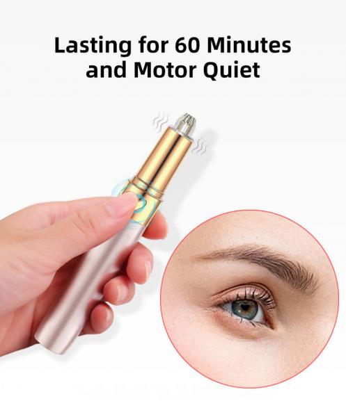 150mAh 60 Minutes 15mm 0.2W LED Eyebrow Trimmer Pen