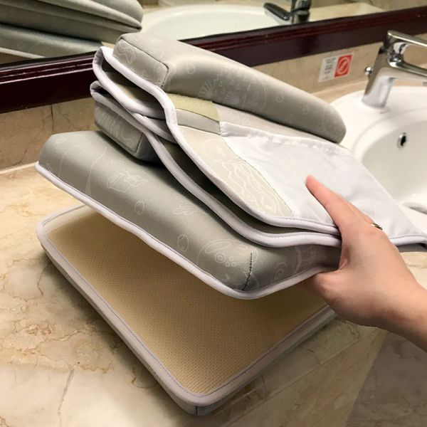 Mildewproof Bath Kneeler And Elbow Rest , Thick Kneeling Mat For Baby Bath