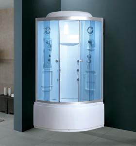 China Customized Glass Door Whirlpool Steam Shower Cabin Fit Bathroom wholesale