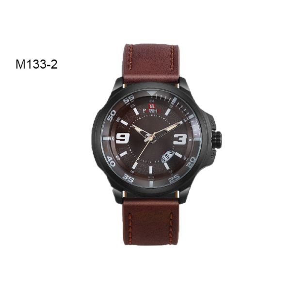 Cool Black Precision Quartz Watch Customized Design Fashion Quartz Watch