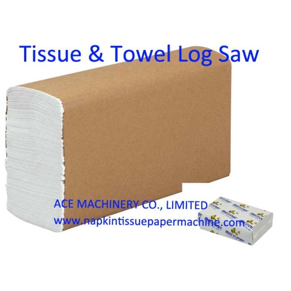 multifold paper towel log saw