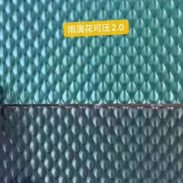 Water Drops / Rain Drops Pattern Stainless Steel Embossed Sheet Plate Thickness 0.6 - 2.0mm Anti-Slip Sheets
