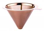 Professional Reusable Paperless Coffee Dripper Double Mesh Rose Color