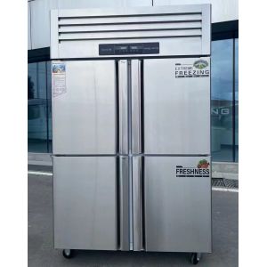 China 220V-240V/50HZ(60HZ)  Stainless Steel Vertical Upright Freezer Refrigerator for Kitchen on sale